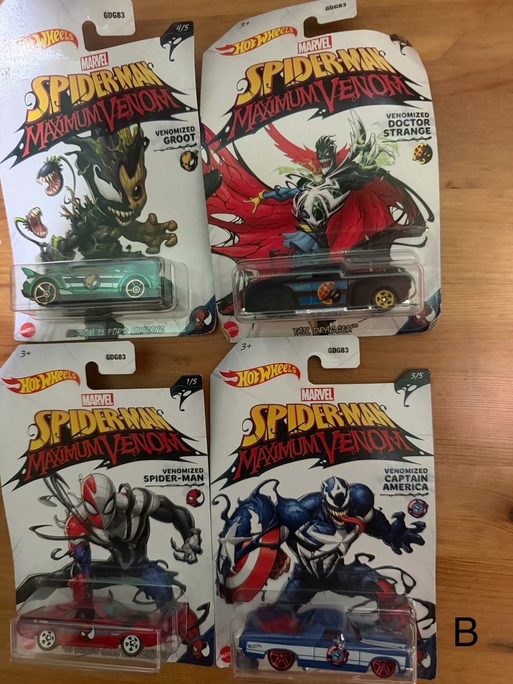 Hot Wheels Marvel Spider-Man Maximum Venom Kids Toy Car - Blue & Red
